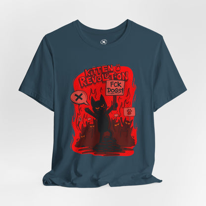 Kitten Revolution | Unisex Shirt | Streetwear | Cartoon Graphic Tee | Funny Gift
