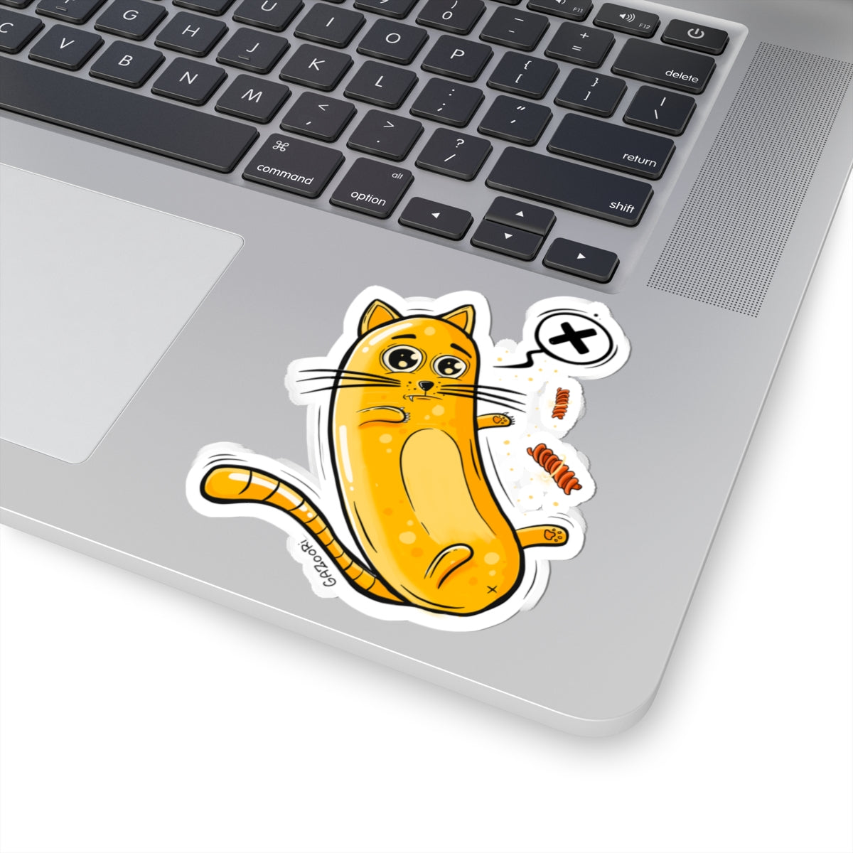 Bamba Cat Sticker | Funny Vinyl Sticker | Cartoon Laptop Decal | Street Art Style Accessory