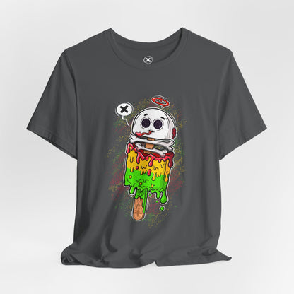 Melting Skull Popsicle | Unisex Shirt | Streetwear | Cartoon Graphic Tee | Funny Gift