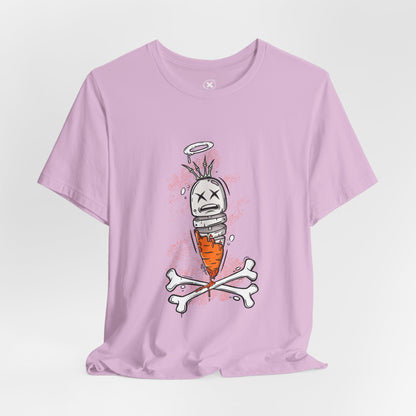Skeleton Carrot | Unisex Shirt | Streetwear | Cartoon Graphic Tee | Funny Gift
