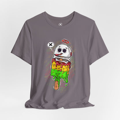 Melting Skull Popsicle | Unisex Shirt | Streetwear | Cartoon Graphic Tee | Funny Gift