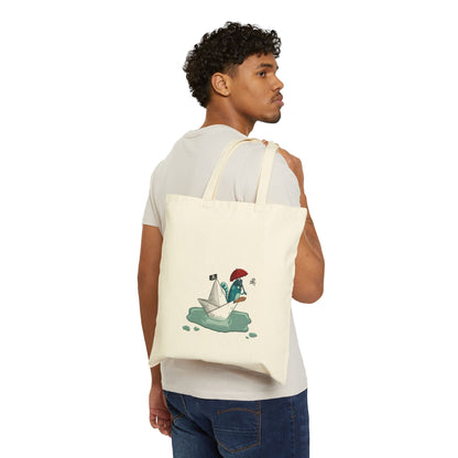 Pirate Cat | tote bag | eco-friendly shopper tote | funny graphic bag | streetwear accessory