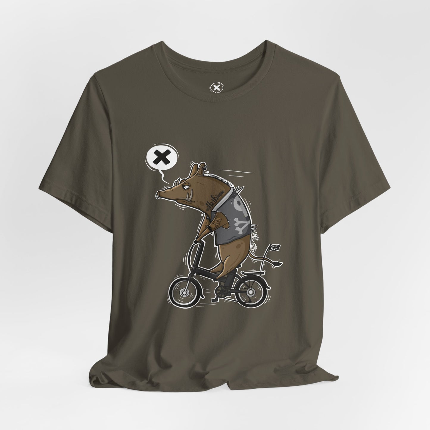 Punk Haifa Wild Boar | Unisex Shirt | Streetwear | Cartoon Graphic Tee | Funny Gift