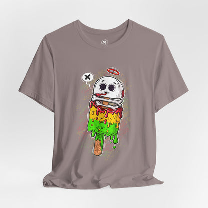 Melting Skull Popsicle | Unisex Shirt | Streetwear | Cartoon Graphic Tee | Funny Gift