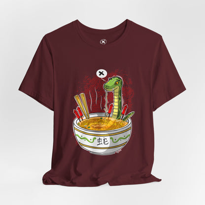 Ramen Snake | Unisex Shirt | Streetwear | Cartoon Graphic Tee | Funny Gift