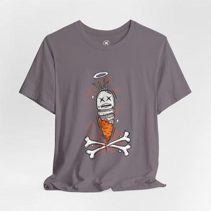 Skeleton Carrot | Unisex Shirt | Streetwear | Cartoon Graphic Tee | Funny Gift