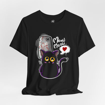 Killer Cute Cat | Unisex Shirt | Streetwear | Cartoon Graphic Tee | Funny Gift