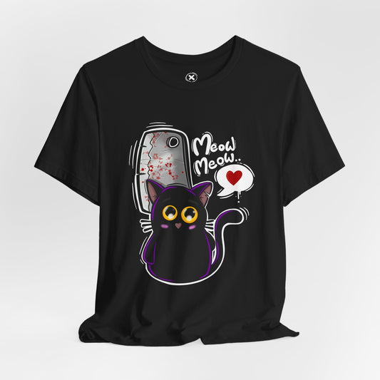 Killer Cute Cat | Unisex Shirt | Streetwear | Cartoon Graphic Tee | Funny Gift