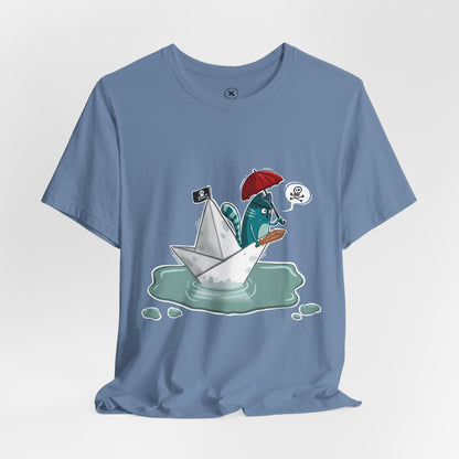 Pirate Cat unisex shirt | Funny Cat Shirt | Cartoon Adventure Tee | Streetwear Style | Gift for Friends