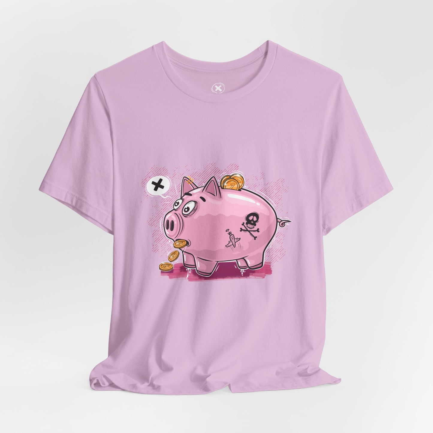 Punk Piggy Bank | Unisex Shirt | Streetwear | Cartoon Graphic Tee | Funny Gift