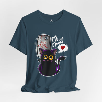Killer Cute Cat | Unisex Shirt | Streetwear | Cartoon Graphic Tee | Funny Gift