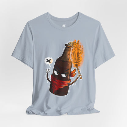 Molotov Spirit | Unisex Shirt | Streetwear | Cartoon Graphic Tee | Funny Gift