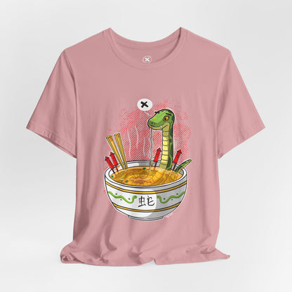 Ramen Snake | Unisex Shirt | Streetwear | Cartoon Graphic Tee | Funny Gift