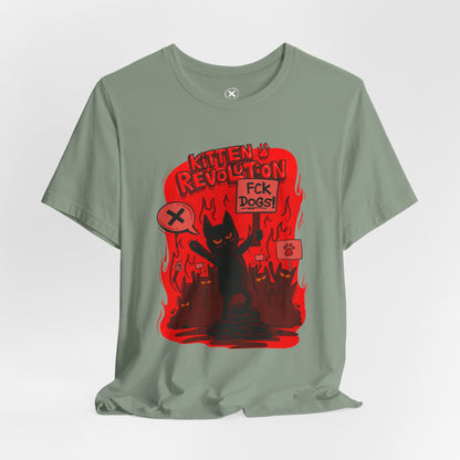 Kitten Revolution | Unisex Shirt | Streetwear | Cartoon Graphic Tee | Funny Gift