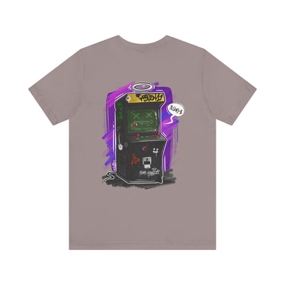 Game Over Arcade | gamer shirt | retro chaos tee | funny back print shirt | unisex streetwear