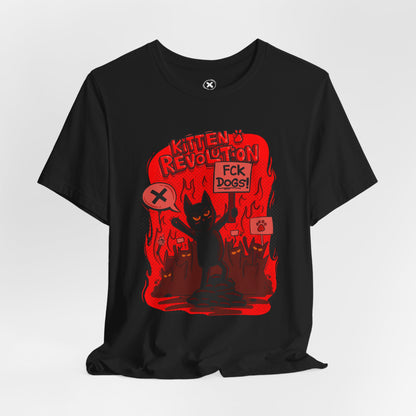 Kitten Revolution | Unisex Shirt | Streetwear | Cartoon Graphic Tee | Funny Gift