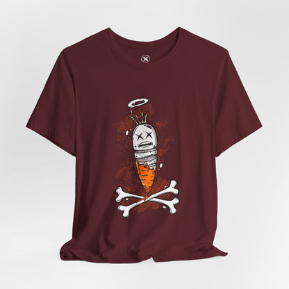 Skeleton Carrot | Unisex Shirt | Streetwear | Cartoon Graphic Tee | Funny Gift