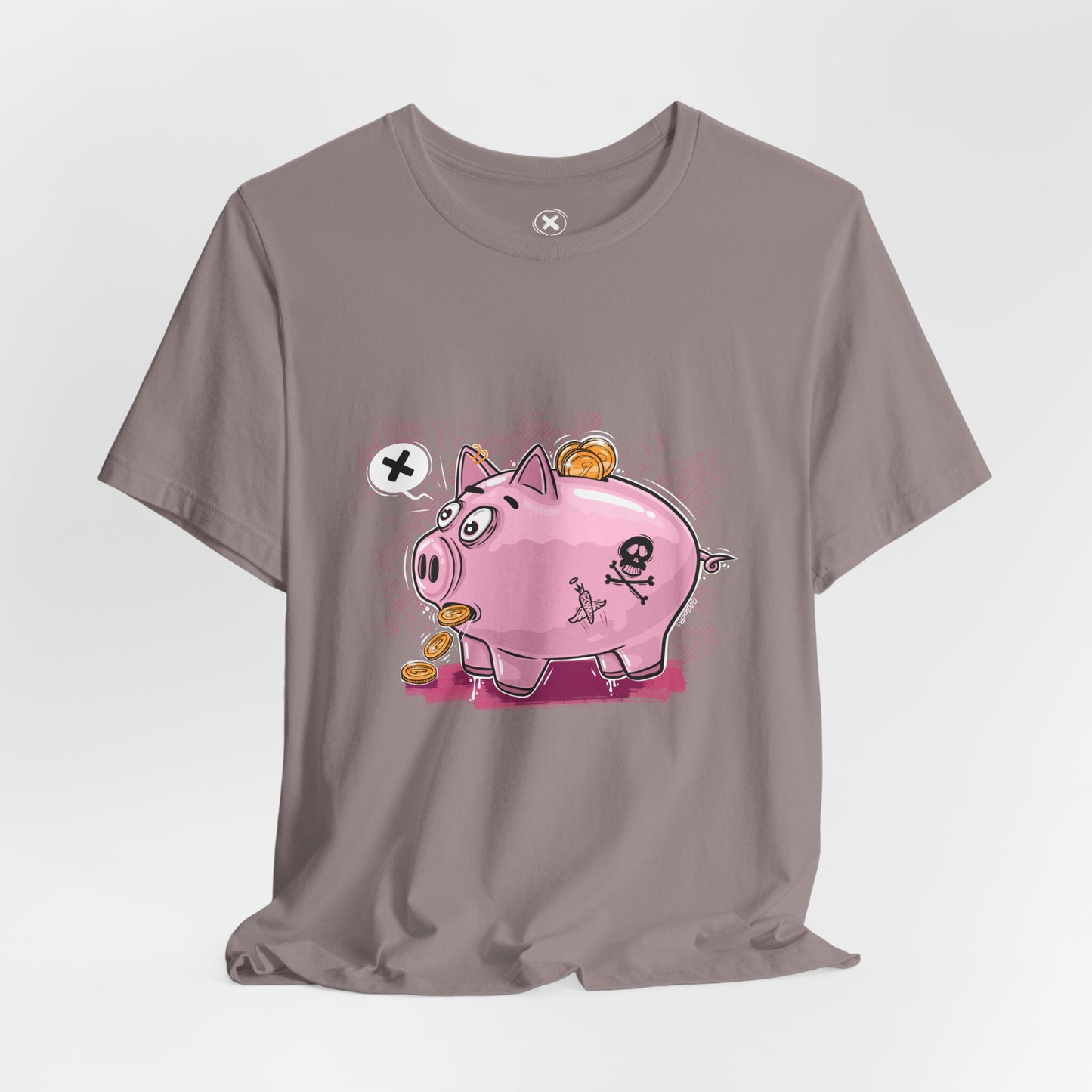 Punk Piggy Bank | Unisex Shirt | Streetwear | Cartoon Graphic Tee | Funny Gift