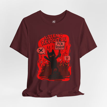 Kitten Revolution | Unisex Shirt | Streetwear | Cartoon Graphic Tee | Funny Gift