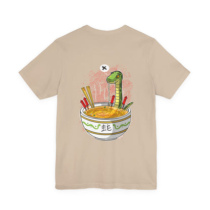 Ramen Snake | Unisex Shirt | Streetwear | Cartoon Graphic Tee | Funny Gift