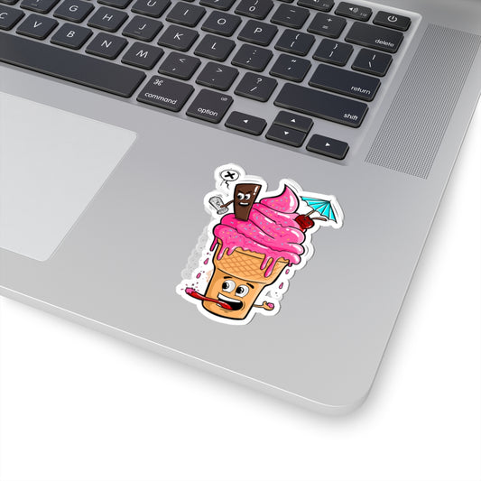 Fun Foodie Kiss-Cut Stickers - Perfect for Laptops, Water Bottles, Scrapbooking, Kids Parties, and Summer Celebrations!