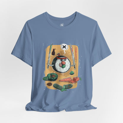 Ninja Sushi | Unisex Shirt | Streetwear | Cartoon Graphic Tee | Funny Gift