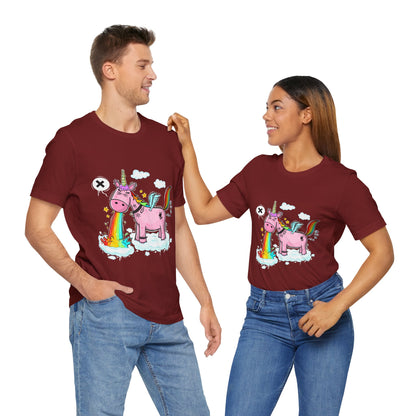 Magical Meltdown | Cartoon Unicorn Tee | Streetwear Style | Gift for Friends