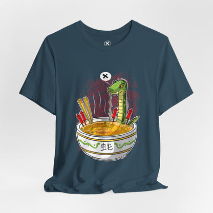Ramen Snake | Unisex Shirt | Streetwear | Cartoon Graphic Tee | Funny Gift