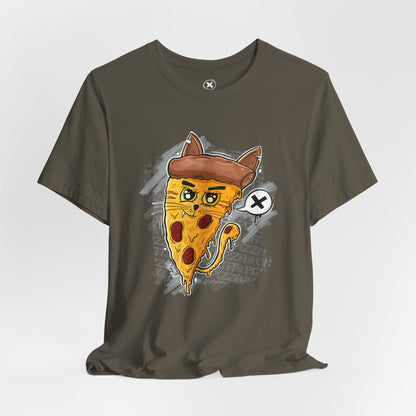 Pizza Cat | Funny Cat Shirt | Cartoon Pizza Tee | Streetwear Style | Gift for Friends