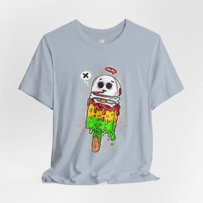 Melting Skull Popsicle | Unisex Shirt | Streetwear | Cartoon Graphic Tee | Funny Gift