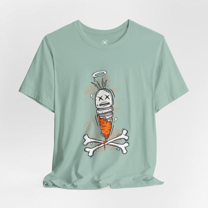 Skeleton Carrot | Unisex Shirt | Streetwear | Cartoon Graphic Tee | Funny Gift