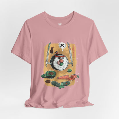 Ninja Sushi | Unisex Shirt | Streetwear | Cartoon Graphic Tee | Funny Gift