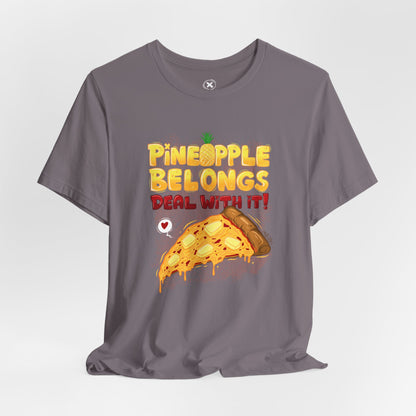 Pineapple Pizza Lovers | Unisex Shirt | Streetwear | Cartoon Graphic Tee | Funny Gift