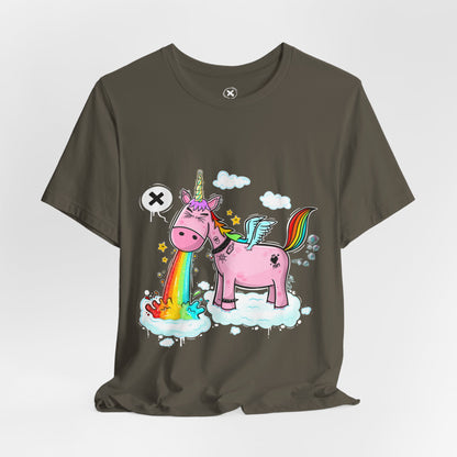 Magical Meltdown | Cartoon Unicorn Tee | Streetwear Style | Gift for Friends