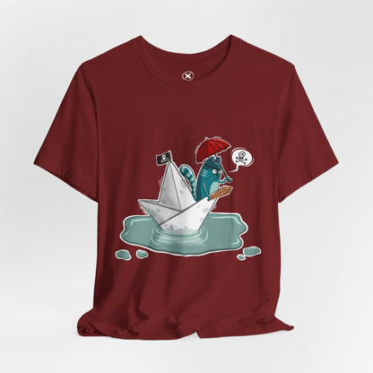 Pirate Cat unisex shirt | Funny Cat Shirt | Cartoon Adventure Tee | Streetwear Style | Gift for Friends
