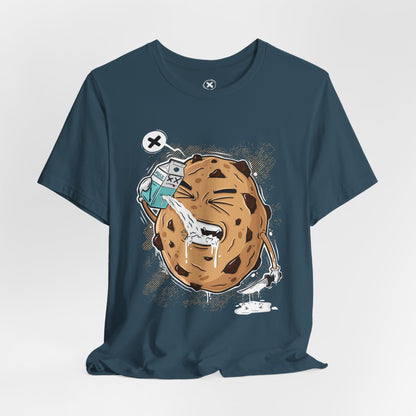 Milk & Cookie Chaos | Unisex Shirt | Streetwear | Cartoon Graphic Tee | Funny Gift