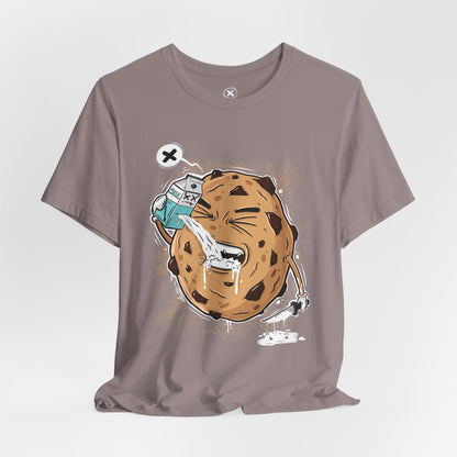 Milk & Cookie Chaos | Unisex Shirt | Streetwear | Cartoon Graphic Tee | Funny Gift