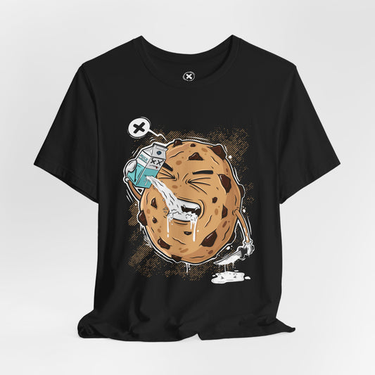 Milk & Cookie Chaos | Unisex Shirt | Streetwear | Cartoon Graphic Tee | Funny Gift