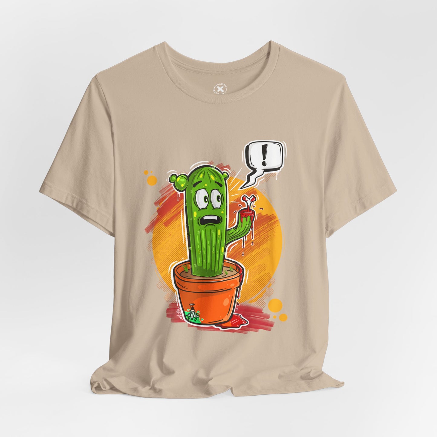 Bloody Cactus | Unisex Shirt | Streetwear | Cartoon Graphic Tee | Funny Gift